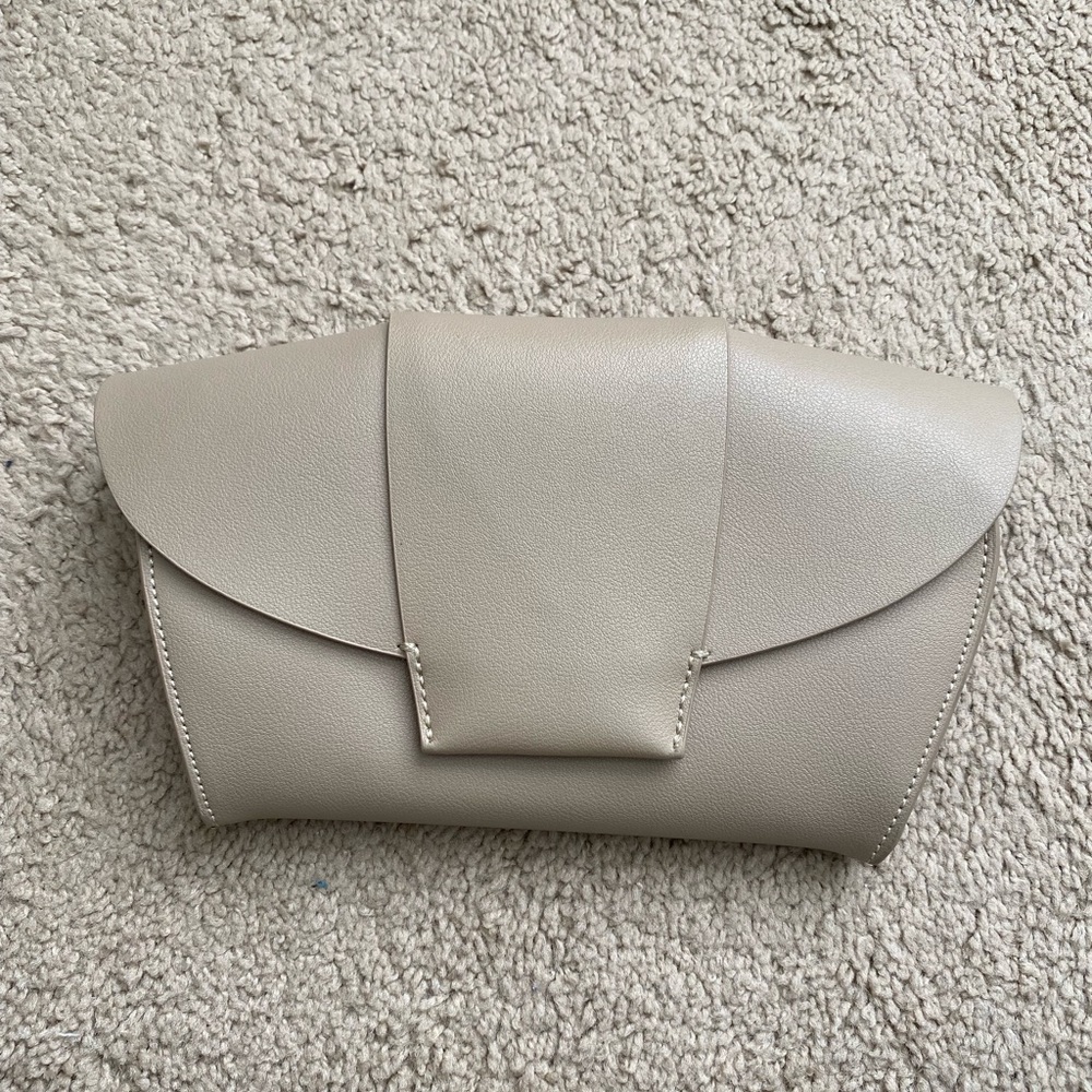 Anthropologie Amara Crossbody or Clutch in Tan